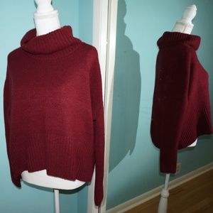 Cowl Neck Knitted Sweater